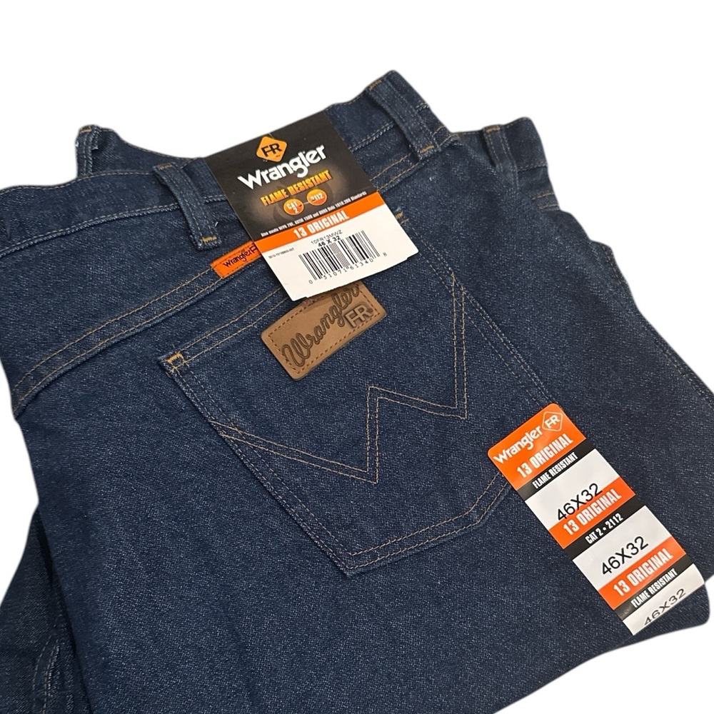 NWT FR Wrangler 13 MWZ Original  Blue Jeans